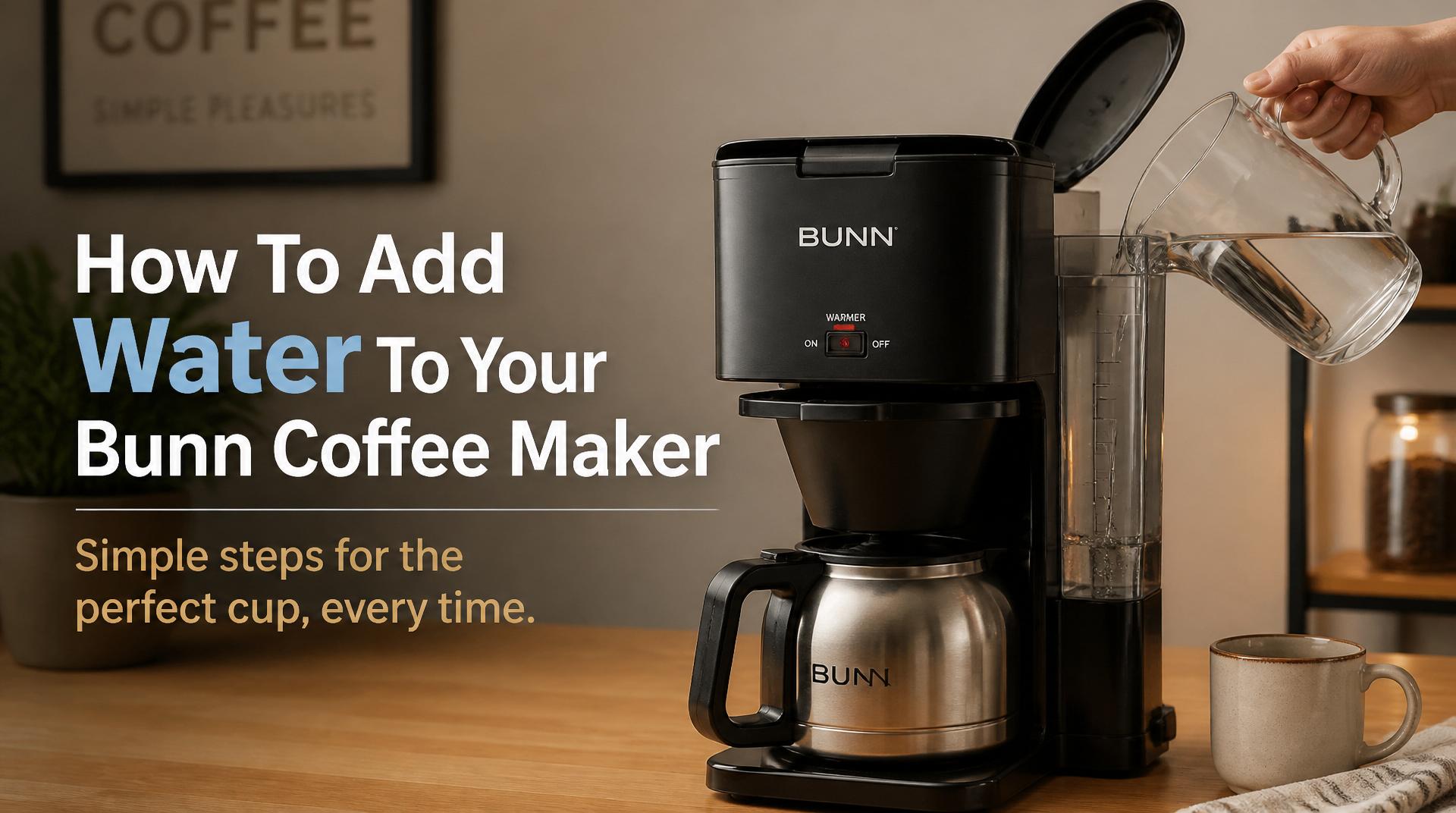 Featured image for coffee maker guide: How To Add Water To Your Bunn Coffee Maker