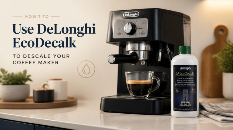 Featured image for coffee maker guide: How to Use DeLonghi EcoDecalk to Descale Your Coffee Maker