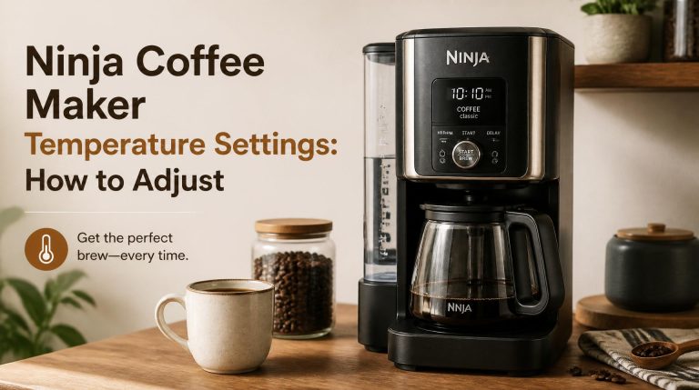 Featured image for coffee maker guide: Ninja Coffee Maker Temperature Settings: How to Adjust